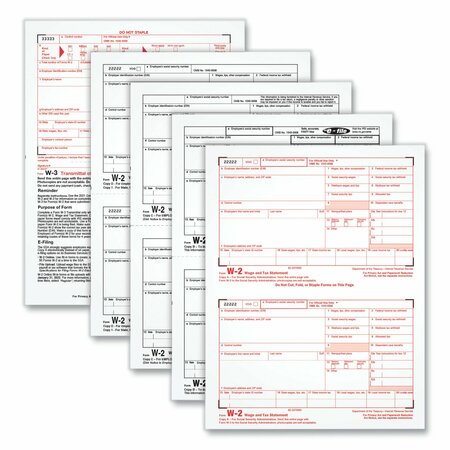 TOPS Form, W-2, Laser-4Prt, PK50 22990